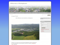 wuerdinghausen.de Webseite Vorschau