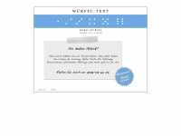 wuerfel-text.de Webseite Vorschau