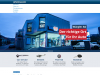 wuergler.ch Webseite Vorschau