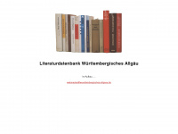 wuerttembergisches-allgaeu.de Webseite Vorschau