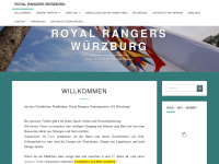 wuerzburger-rangers.de Webseite Vorschau