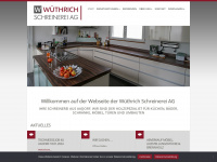 wuethrich-schreinerei.ch Webseite Vorschau