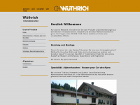 wuethrich-sattlerei.ch Webseite Vorschau