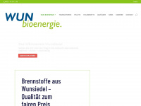 wun-bioenergie.de Webseite Vorschau