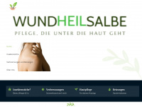wundheilsalbe.de Webseite Vorschau