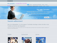 wupper-nachrichten.de Webseite Vorschau