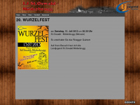 wurzelfest.at Webseite Vorschau