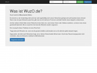 wuzo.de Webseite Vorschau