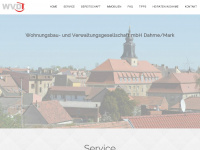 wv-dahme.de Webseite Vorschau