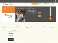wycliffe.ch Webseite Vorschau