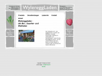 wylereggladen.ch Webseite Vorschau