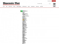 wynentaler-blatt.ch Webseite Vorschau