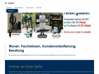 wyser.ch Webseite Vorschau