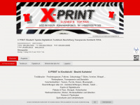 x-print.at Webseite Vorschau