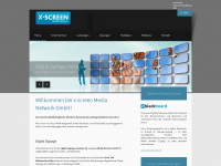 x-screen.at Webseite Vorschau