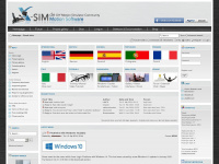 x-sim.de Webseite Vorschau