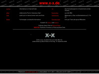 x-x.de Webseite Vorschau