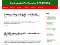 oekologische-plattform.de Webseite Vorschau
