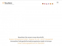 bustec.eu Webseite Vorschau