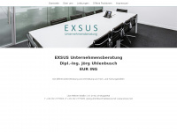 exsus.net Webseite Vorschau