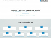hansen-ingenieure.de Webseite Vorschau