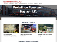 feuerwehr-haslach.net Thumbnail
