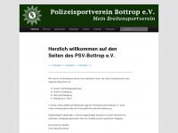psv-bottrop.de Webseite Vorschau