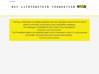 lichtensteinfoundation.org Webseite Vorschau