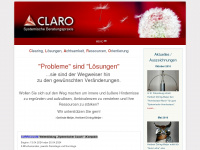 claro-vita.net Webseite Vorschau