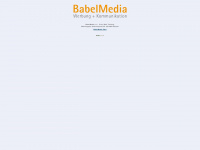 babel-media.de Webseite Vorschau