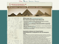 cheopspyramide.de Webseite Vorschau