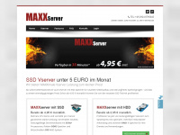 maxxserver.de Webseite Vorschau