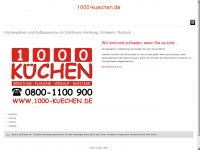 1000küchen.de Webseite Vorschau