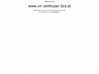 almhäuser.at Webseite Vorschau
