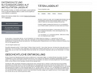 antiquitäten-laden.at Webseite Vorschau