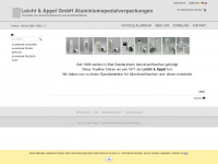 leicht-appel.com Webseite Vorschau