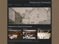 restaurant-dalmacija.net Webseite Vorschau