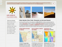 wetter-namibia.de Webseite Vorschau