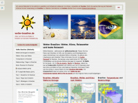 wetter-brasilien.de Webseite Vorschau
