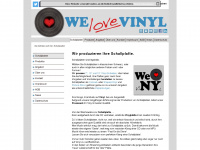 vinyl-productions.de Webseite Vorschau