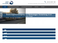 wohnwagenentsorgung.net Webseite Vorschau