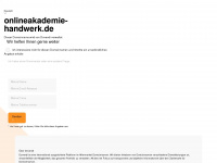 onlineakademie-handwerk.de Webseite Vorschau