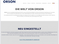 orson-consulting.com Webseite Vorschau