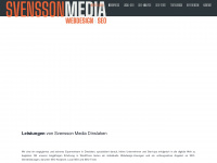svensson-media.de Webseite Vorschau