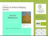 obstbau-schmitt.de Webseite Vorschau