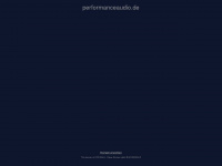 performanceaudio.de Webseite Vorschau