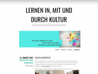 lernenmitkultur.wordpress.com Webseite Vorschau