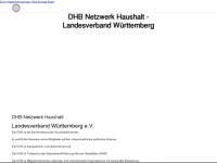 dhb-wuerttemberg.de Webseite Vorschau