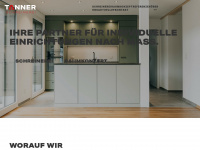 schreinerei-tanner.ch Webseite Vorschau