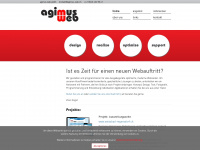 agimus-web.ch Webseite Vorschau